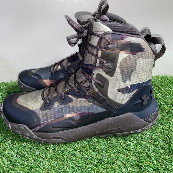 Under Armour UA HOVR Dawn WP Boots Men\'s Size 8 UA Forest AS Camo 3023105-901 main image 4